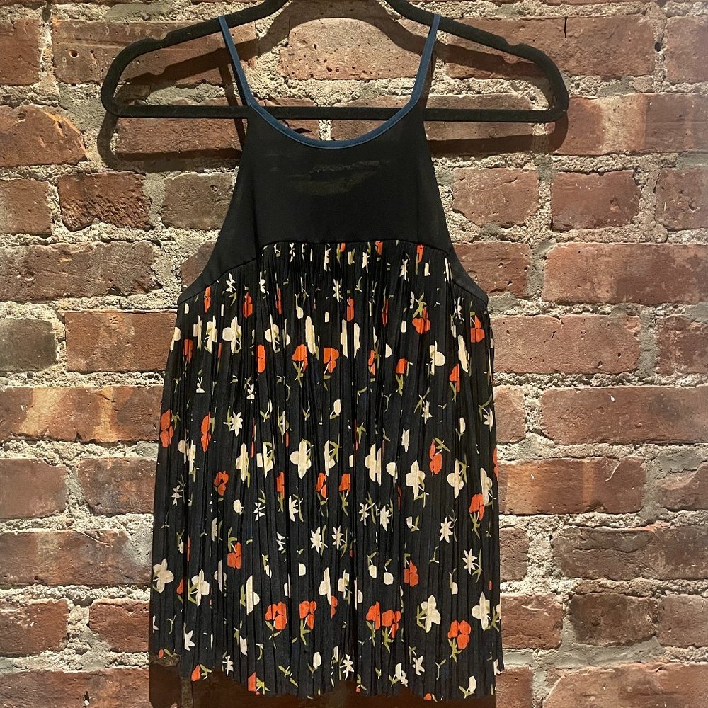 UO Flowy Pleated Tank Top